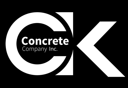 Logo of Concrete Company Inc. with stylized letters C and K.